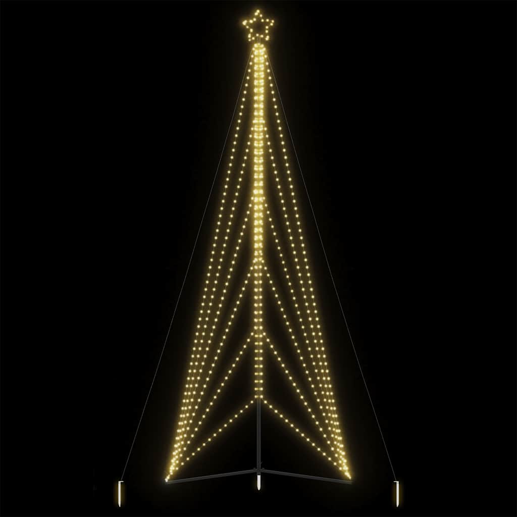 Choinka LED 861 LEDs Ciepła biel 478 cm vidaXL