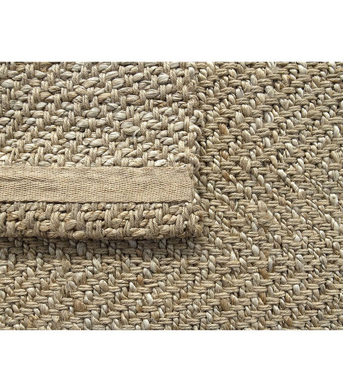 Hamid - ALCÁZAR NATURAL 350x250cm - Alfombra de yute extra grande para salón, dormitorio, comedor - 3