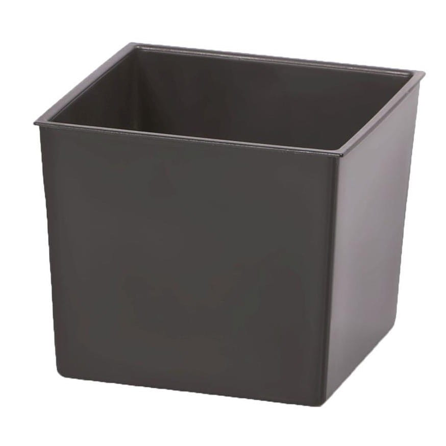 Pote alto 26,6 L Prosperplast Urbi Square Effect plástico COM tanque na cor Antracite, 50 (altura) x 26,5 (largura) x 26,5 (profundidade) cms - 7
