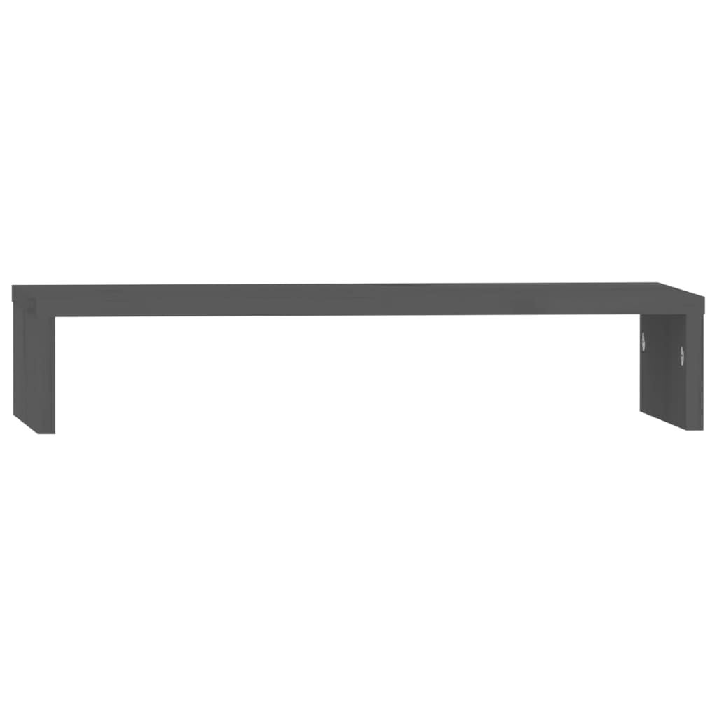Supporto Monitor In Truciolato Bianco 50x27cm - Alza Schermo Ergonomico