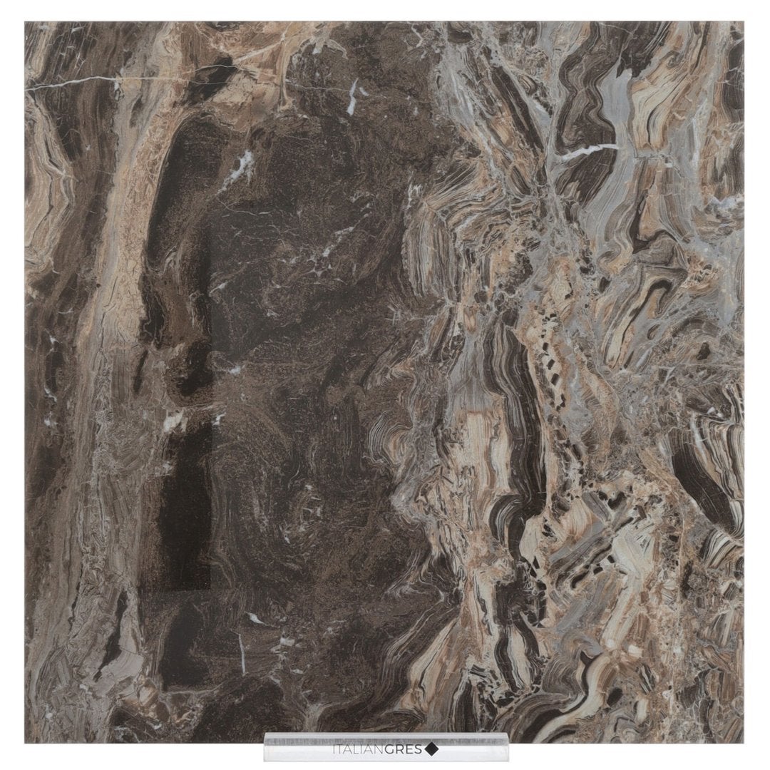 Manhattan Frappuccino - Marmo Lucido - Piastrelle 60x60 cm 10 mm - MAL 5014 60x60 GLOSSY 10 mm - 2