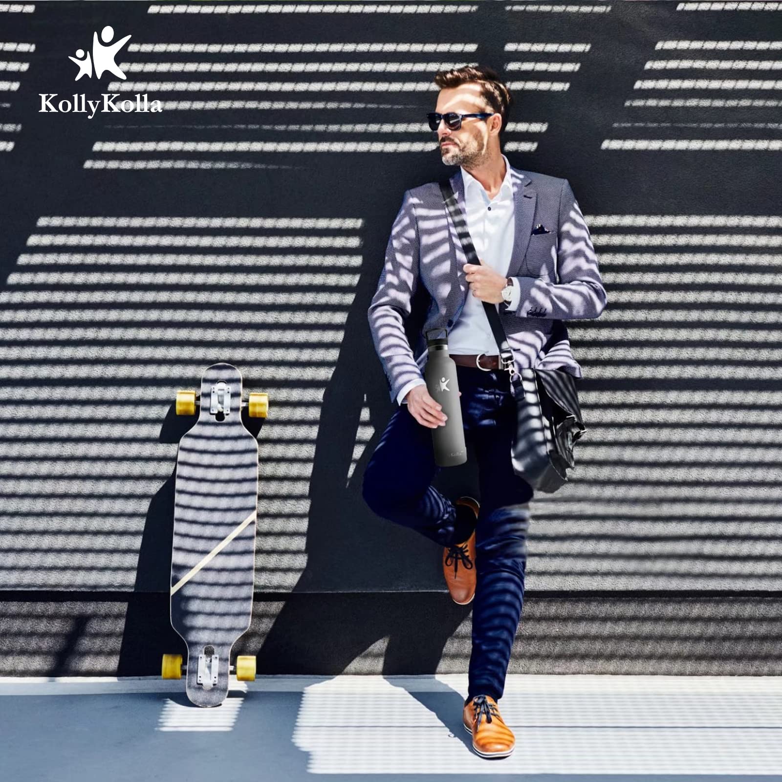 Borraccia Termica 1L In Acciaio Inox - Senza BPA, Tenuta Ermetica, Per Scuola, Palestra E Sport - Foto 7