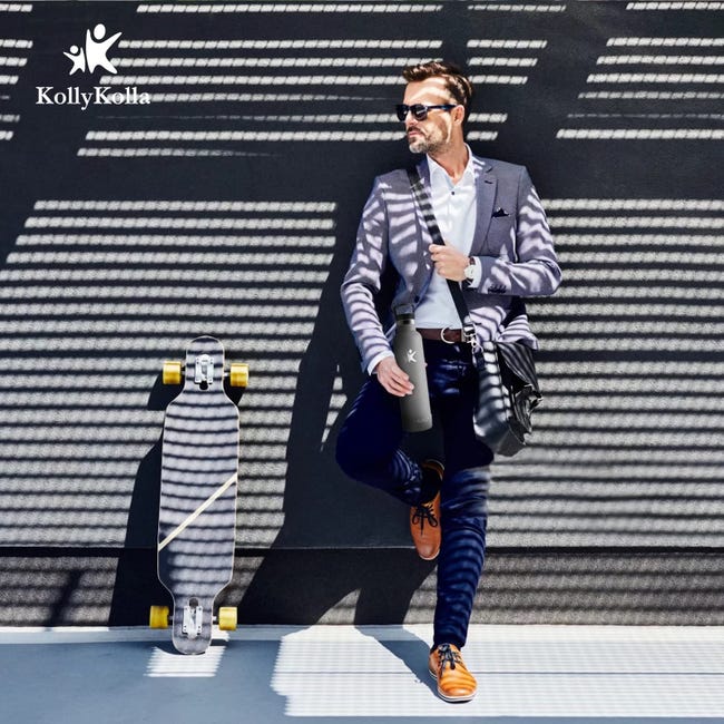 Borraccia Termica 1L In Acciaio Inox - Senza BPA, Tenuta Ermetica, Per Scuola, Palestra E Sport - Foto 7