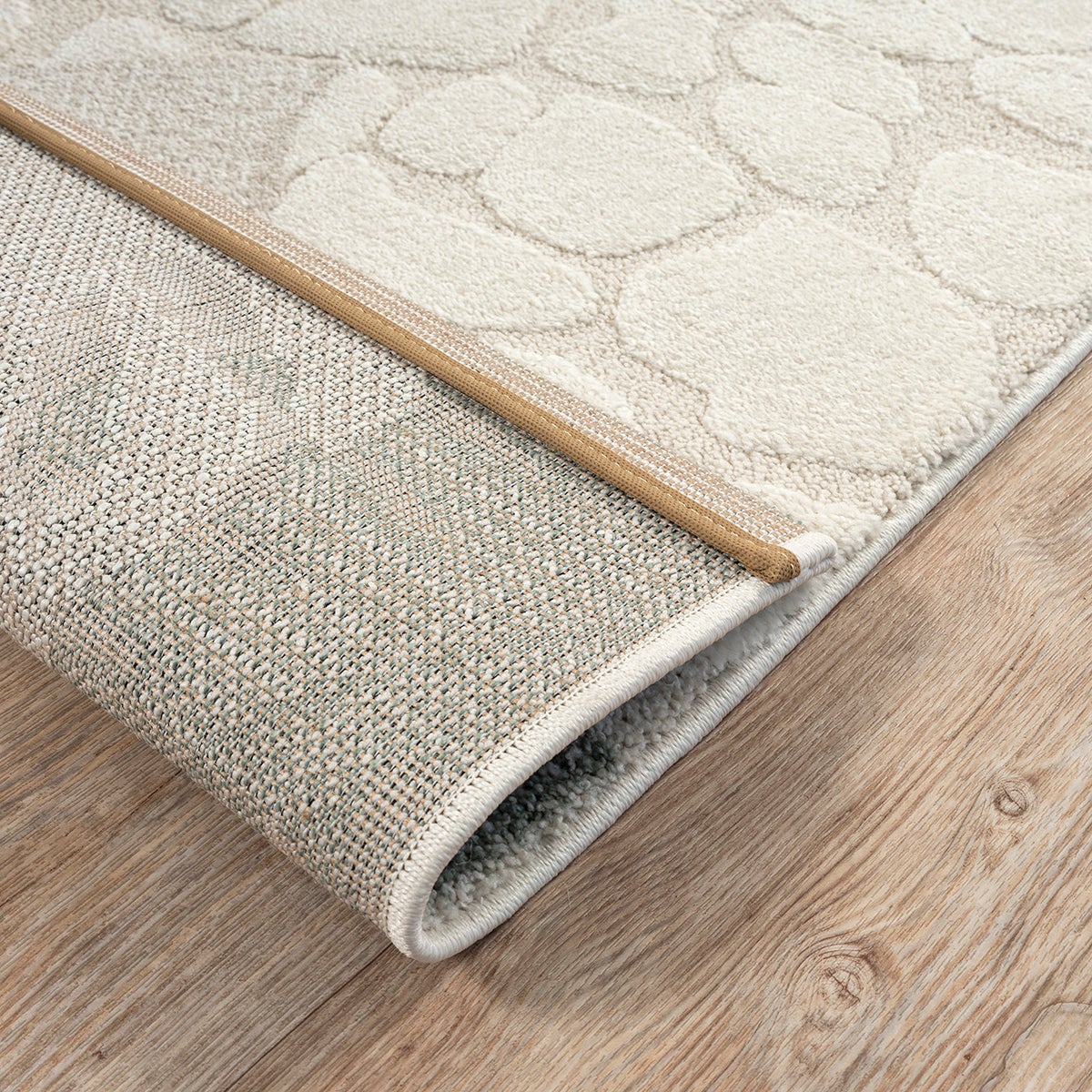 the carpet Jungle Kids tapis pour chambre d'enfant, tapis pour enfant, effet 3D, facile d'entretien, résistant, Crème, 200 x 290 cm - 6