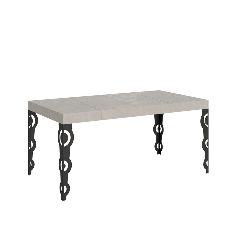 Stół rozkładany Karamay Premium Cashmere 140/400x90 cm z nogami w kolorze antracytowym