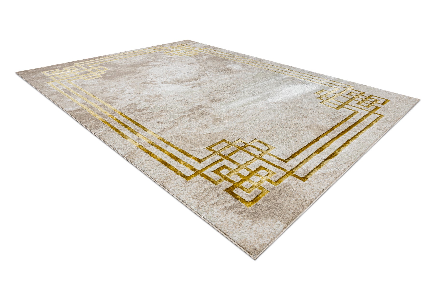 Tapis BLISS Z203AZ137 crème / or - Cadre, grec, moderne, structurel 120x170 cm - 5