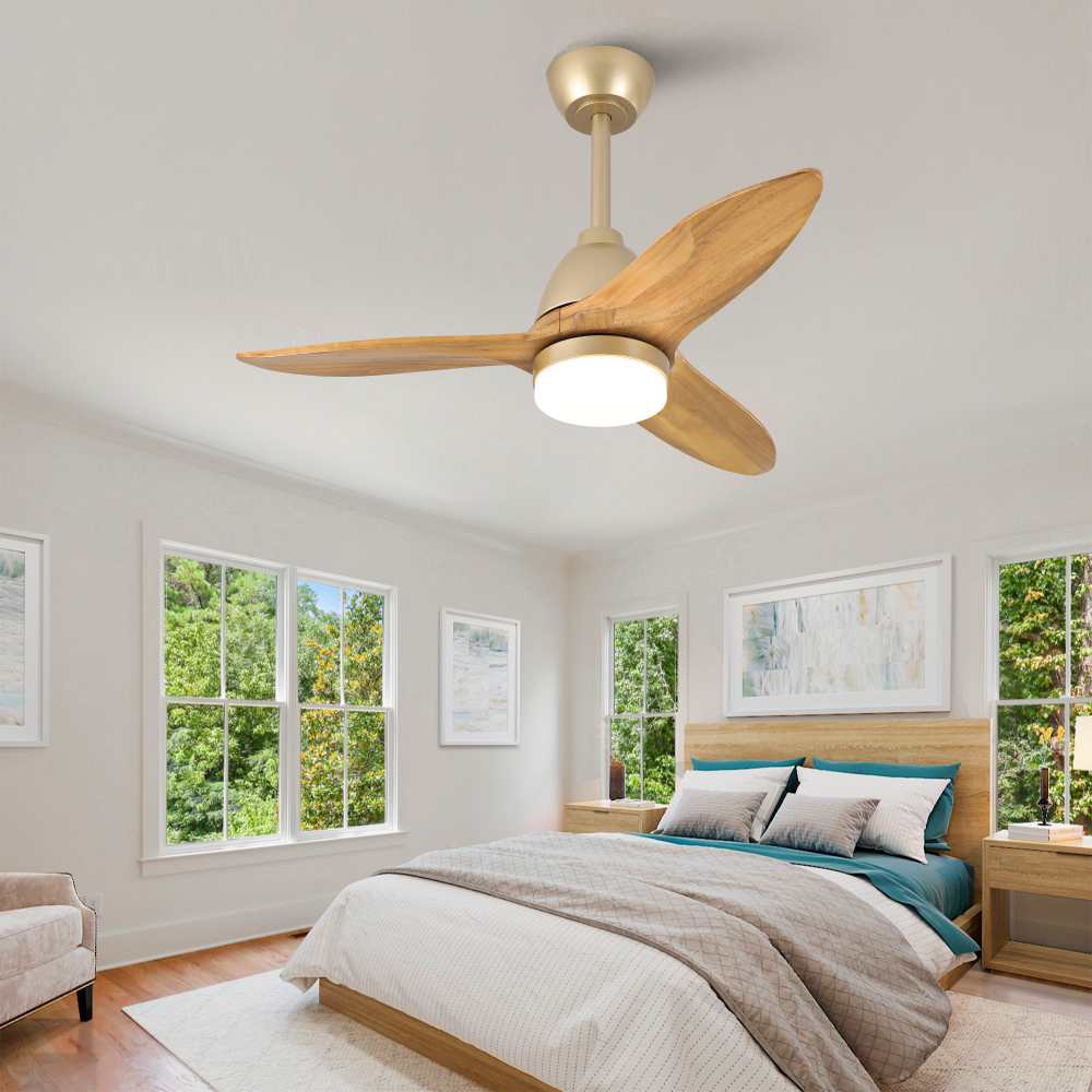 Ventilateur Plafond DUNE BEL AIR HOME Avec Lumière LED 36W - Télécommande - Moteur DC Silencieux - Blanc