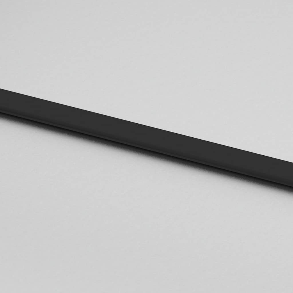 Puerta corredera con herrajes negro 76x205 cm vidrio templado vidaXL - 8