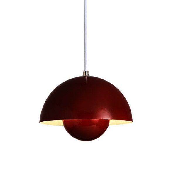 220V rouge fleur bractée lustre, Restaurant Bar Chambre tête de lit suspension - lumière blanche