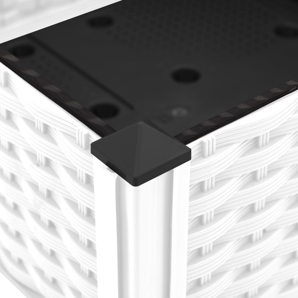 Maison Exclusive - Fioriera Rialzata 40x40x23 cm in Polipropilene - 6