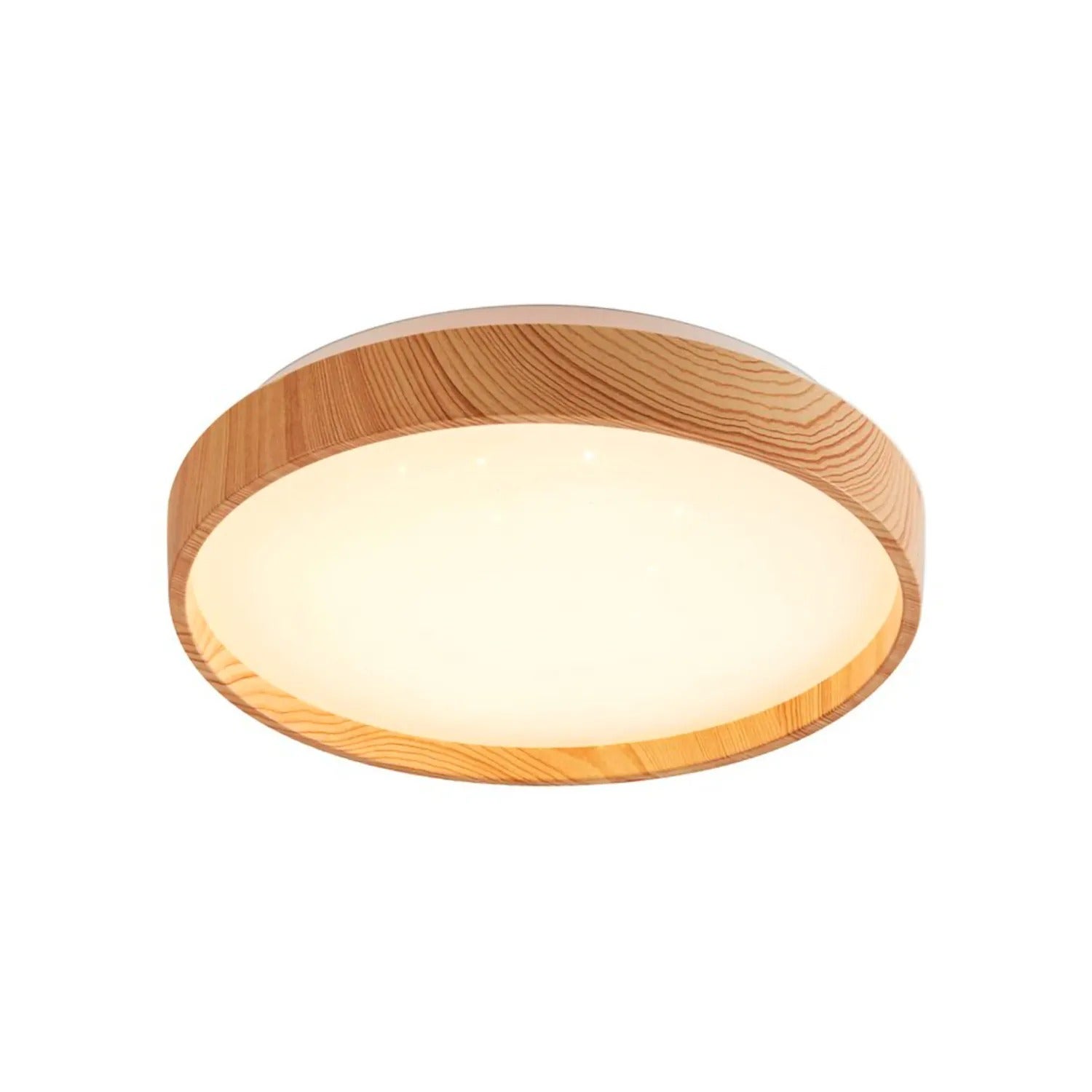 Plafon Leana2 okrągły buk biały LED 12W 3000K 730lm wym: 6 x 26 cm IP20 metal Rabalux