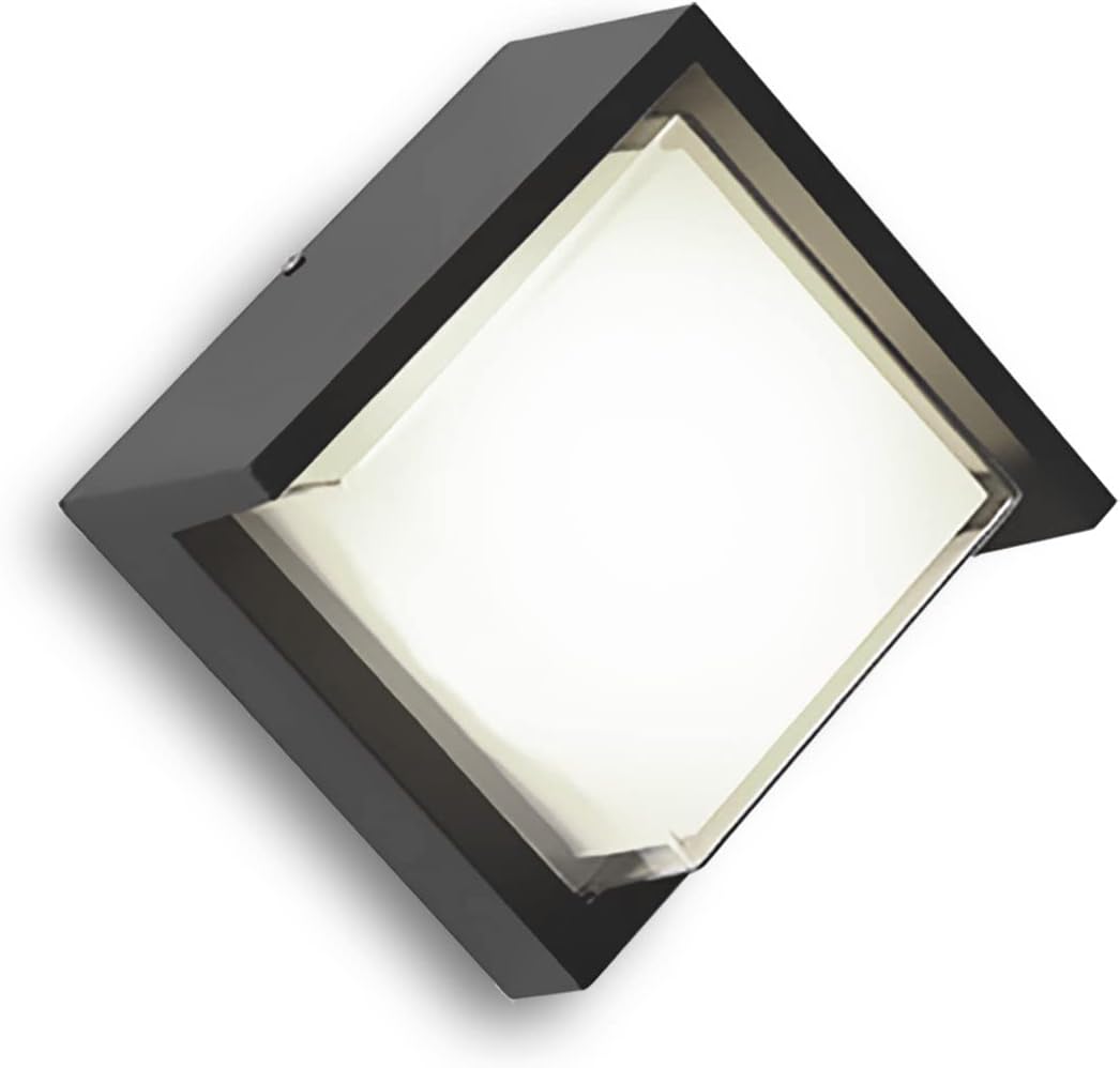 Zewnętrzna lampa ścienna LED 18 W/Obudowa aluminiowa - klasa IP65 - Nadaje się do użytku wewnątrz i na zewnątrz (4000K)