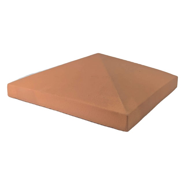 Chapeau Pilier 49x49 Pointe De Diamant - Rouge