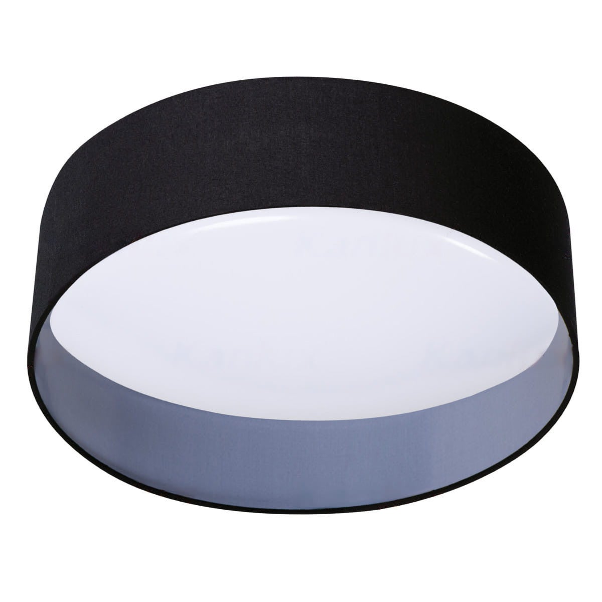 Plafon okrągły LED RIFA 17,5W 4000K 1500lm tworzywo sztuczne czarno-biały wym:11,6x40x40cm IP20 Kanlux