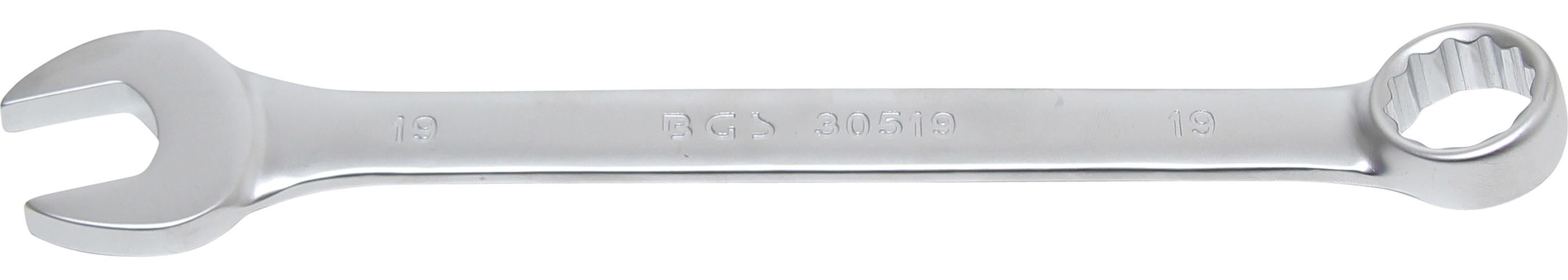 Klucz płasko-oczkowy BGS SW 19 mm - 30519
