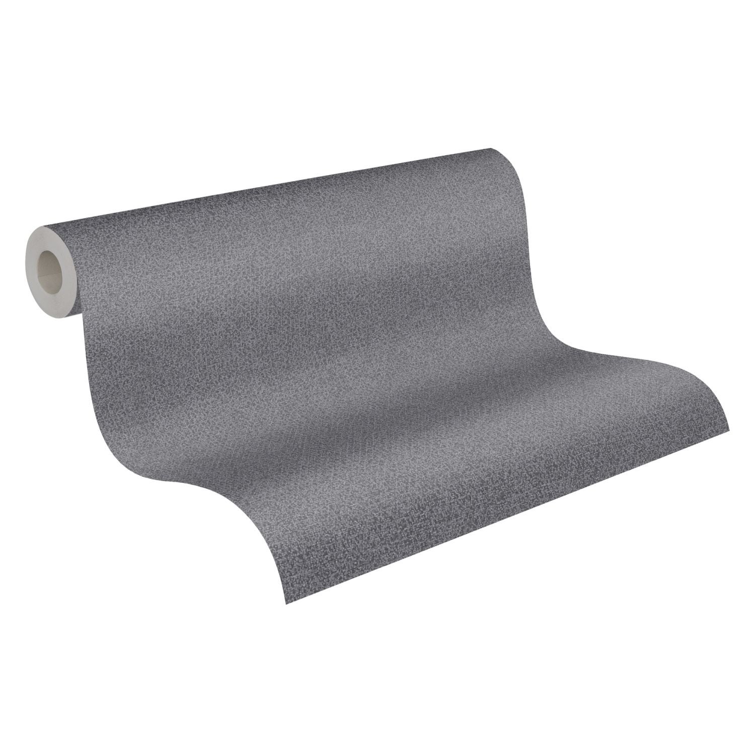 Tapeta zwykły czarnymIsrebrnym - 53 cm x 10.05 m - A.S. CRÉATION