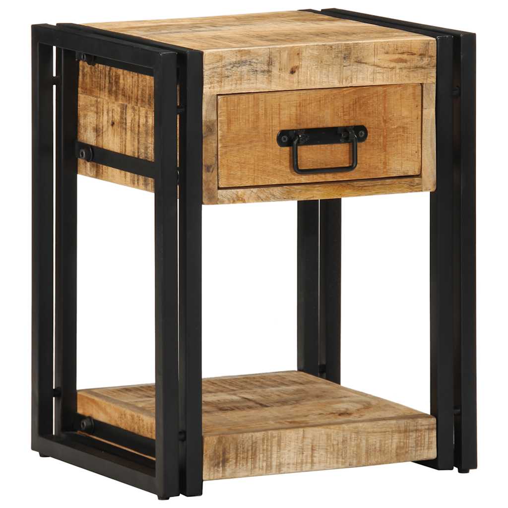 Szafka nocna 40x35x50 cm lite drewno surowe mango vidaXL