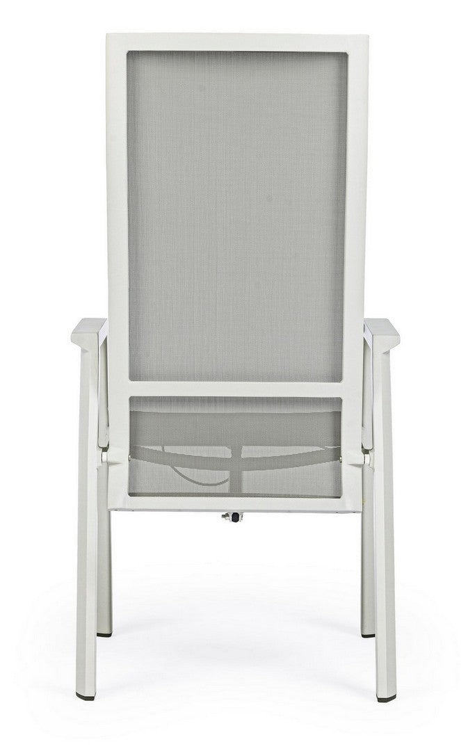 Chaise de jardin inclinable Steven Lunar c-br 59x72x112h cm - 4