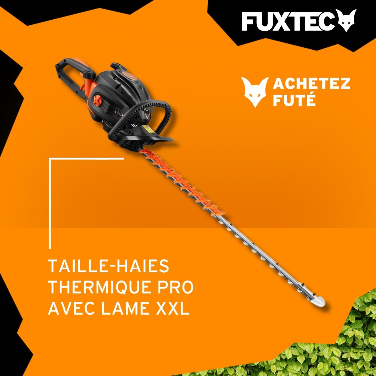 Taille-haies thermique professionnel - FUXTEC FX-MHP126 - 25,4cm3 lame 80cm - 2