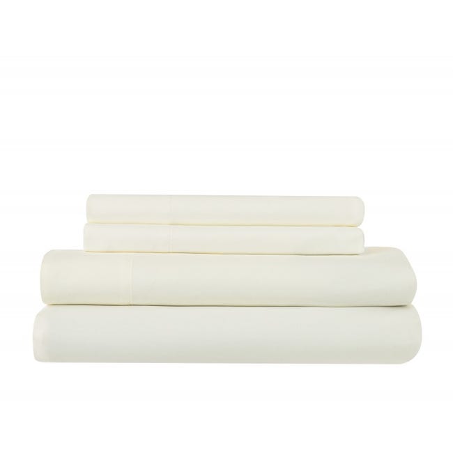 Set Lenzuola 4 Pezzi Microfibra - 150x200cm, Grigio Chiaro, Con Angoli Elasticizzati - Foto 9