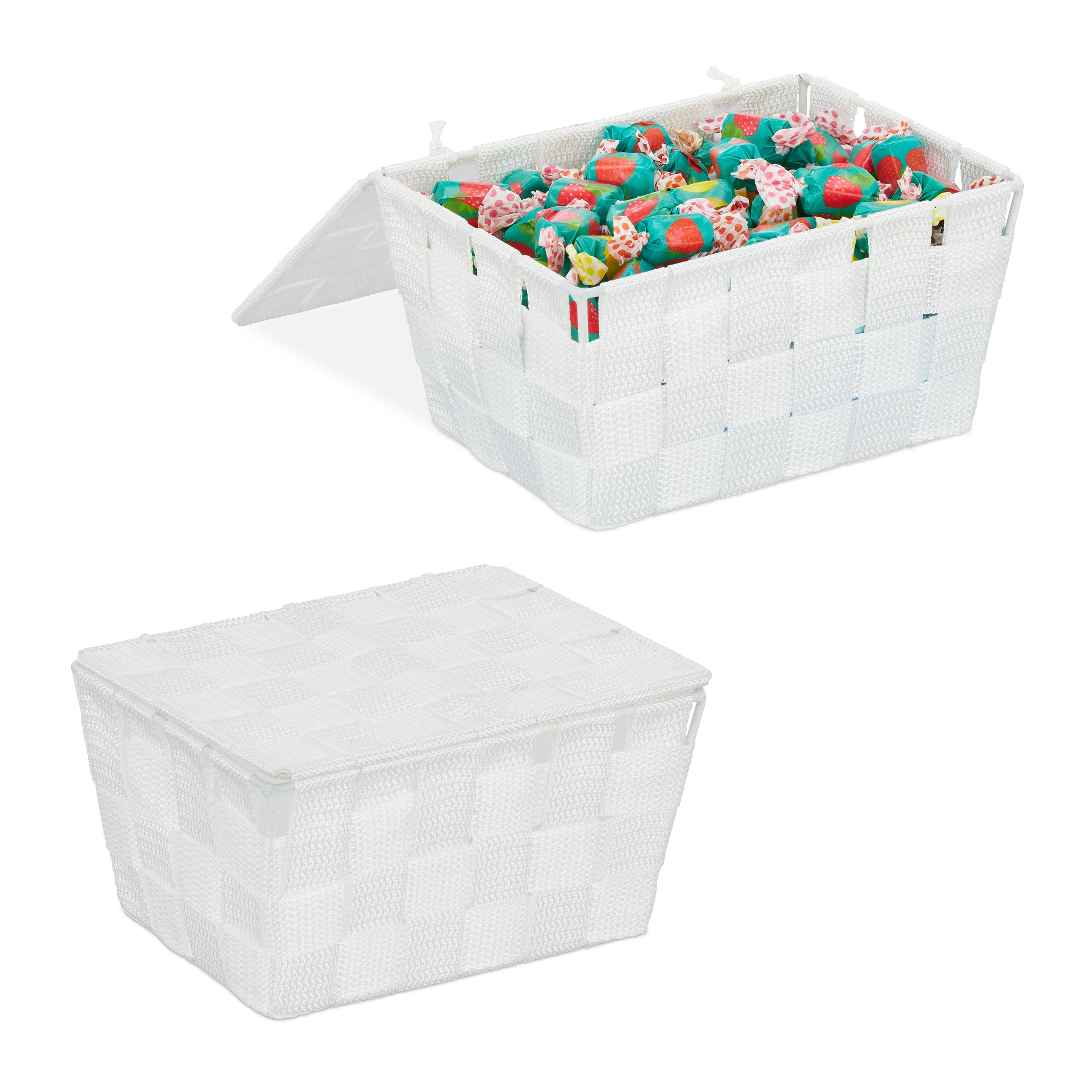 Con Tapa Cajas De Almacenaje Decorativas Grandes 10 Cajas De