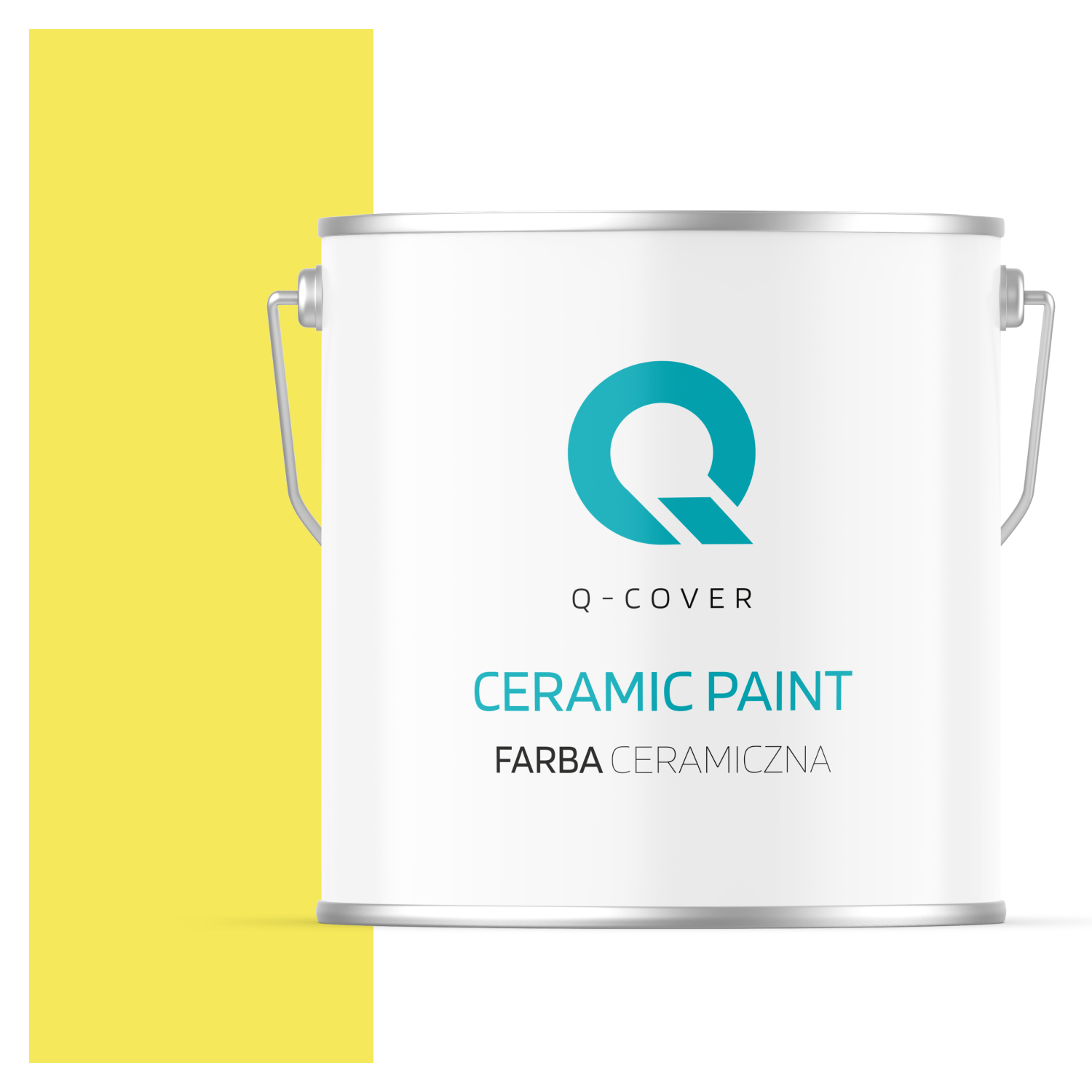 Farba Ceramiczna Do Ścian i Sufitów Q-Cover Cytrynowy H7276 Głęboki Mat 5L