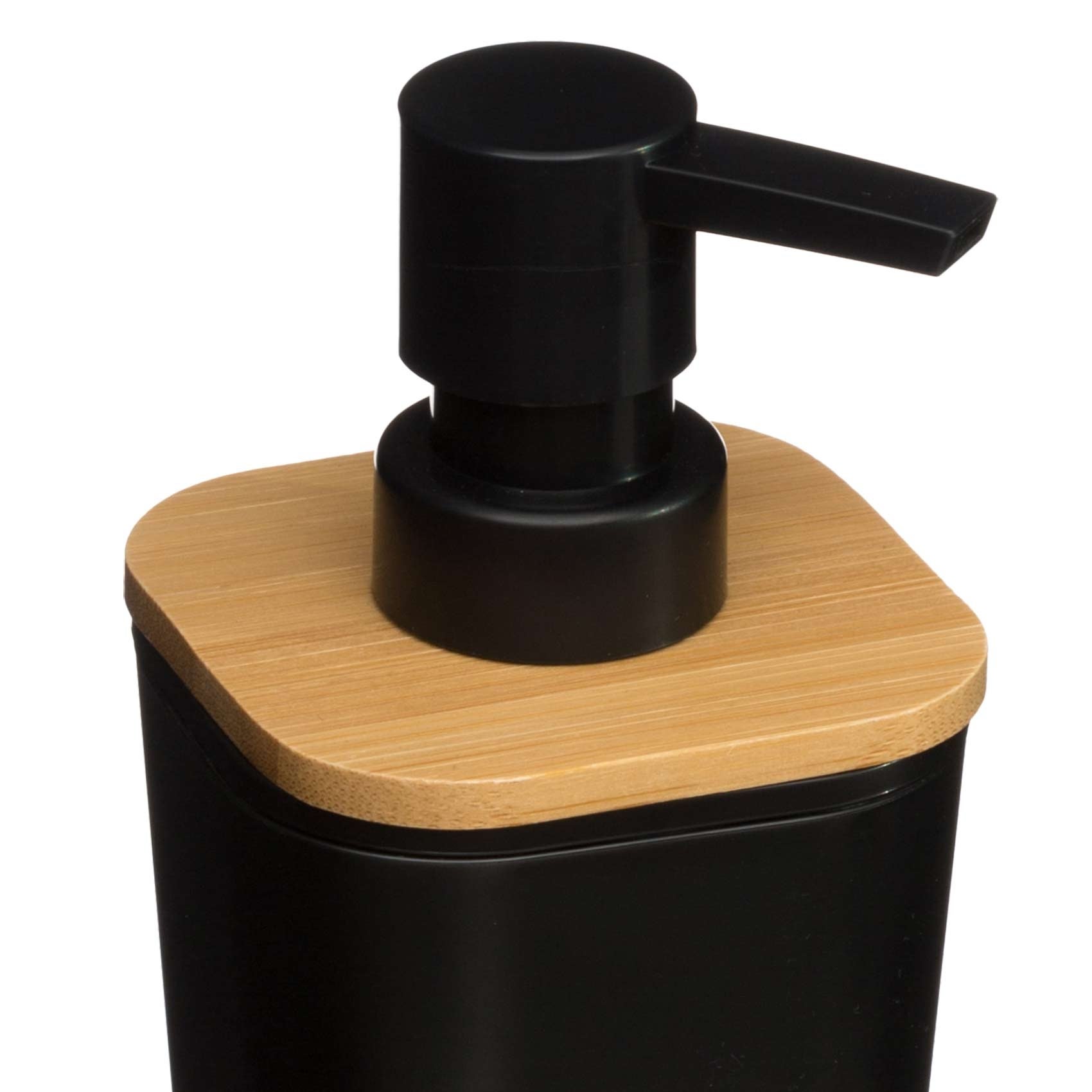 DOZOWNIK NA MYDŁO Natureo 200 ml czarny BAMBUSOWA POKRYWA - 5