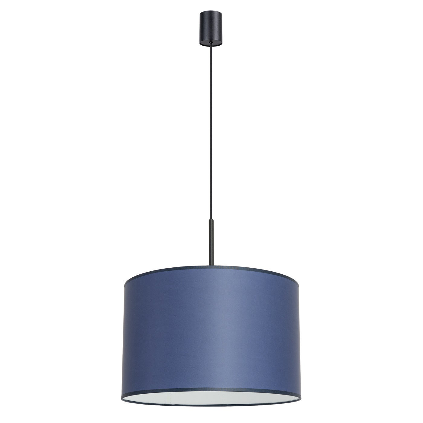 Lampa sufitowa z abażurem NEVIA granatowo-czarna 1xE27x40W tworzywo sztuczne wym:137x40x40cm IP20 Sollux Lighting - 2