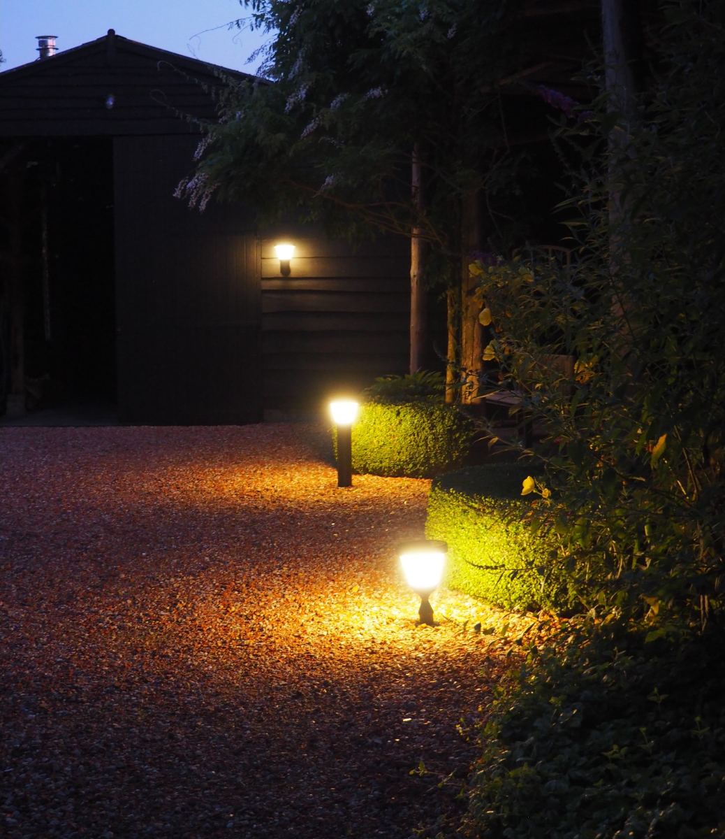 Applique solaire Iplux® Oslo 31cm- Haute qualité - Durée de combustion 15 heures - 11