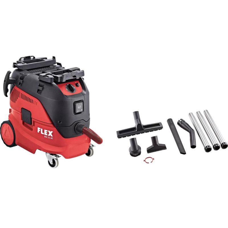 Aspirateur eau et poussière VCE 33 L AC + ponceuse giraffe GE 7 Ø225 mm - FLEX 920112 - 5