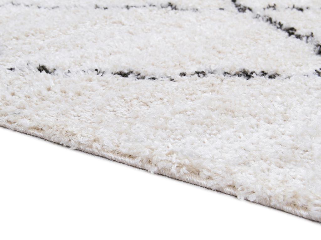 Tapis style berbère LIGHT B - Beige et noir - 135 x 190 cm - 4