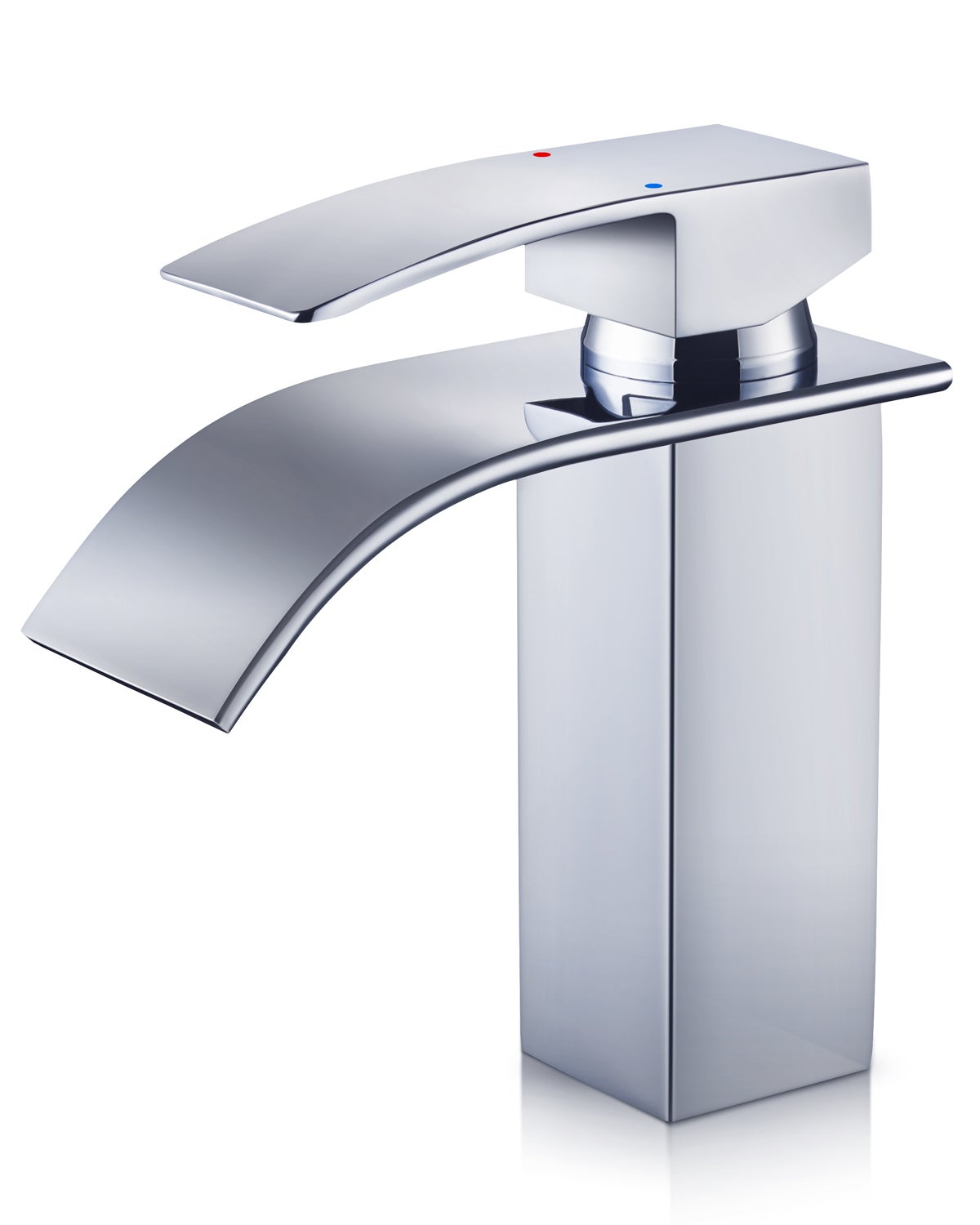 Robinet Simple poignée pont Mont Cascade salle de bain évier robinet