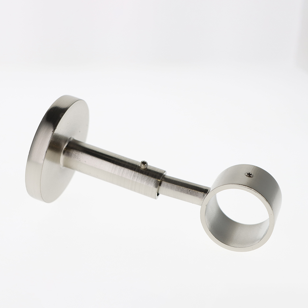 Soporte extensible de 7,5/10 cm para barras de cortina de diám. 28 mm en níquel mate - boulet