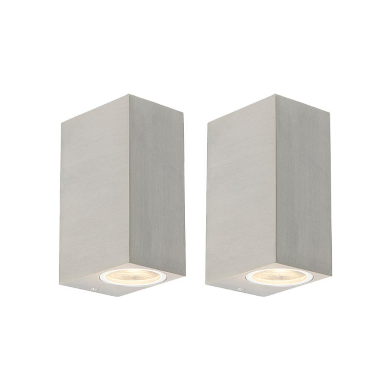 Qazqa designerski lampa up &amp; down do ogród - Baleno - stal, 6.5cm, IP44