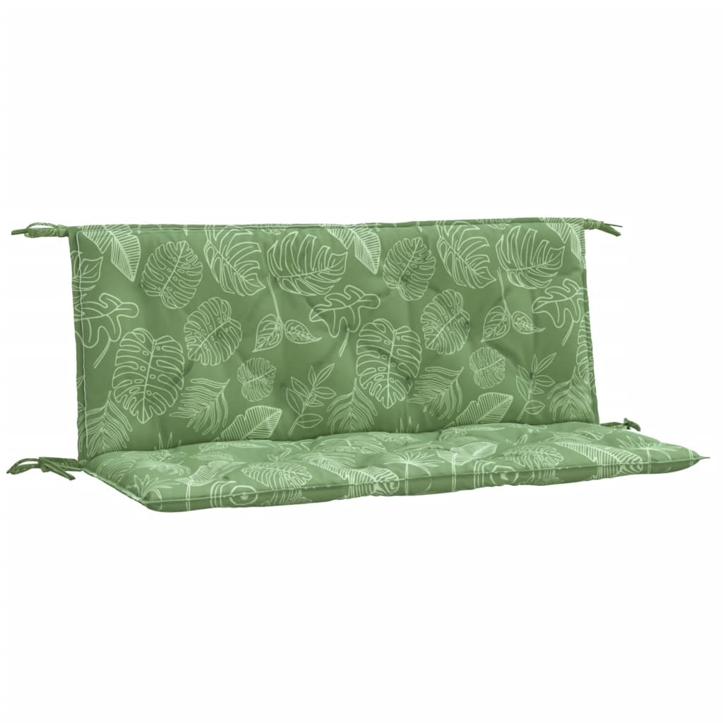 Maison Exclusive - Coussins de banc de jardin lot de 2 motif de feuilles tissu - 2