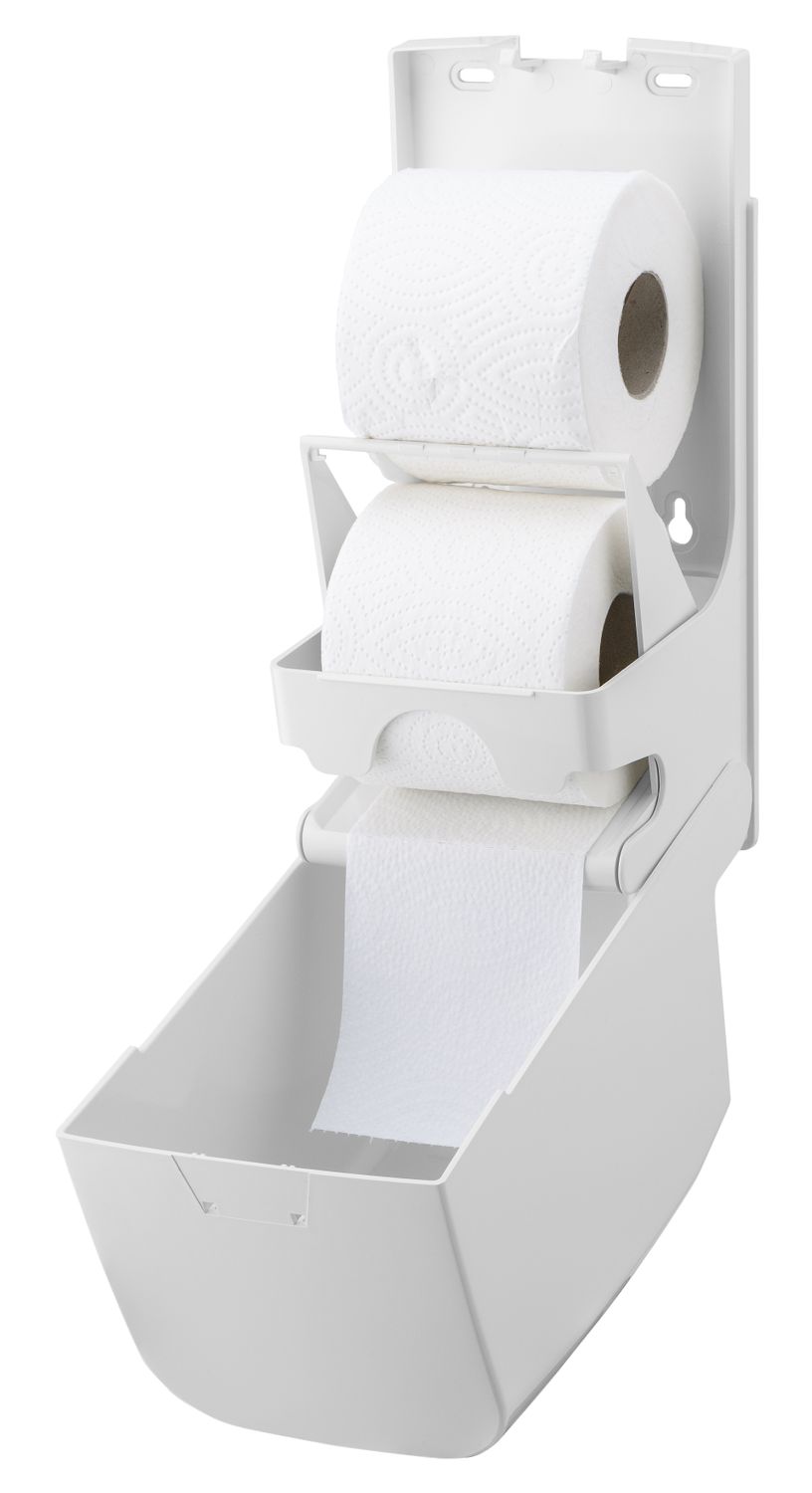 CAKEEYUM Porta Carta igienica Rulli Porta Rotolo di Carta igienica a Molla in plastica Mandrino di Ricambio 2 Pezzi Rotolo di di Mandrino per di Car