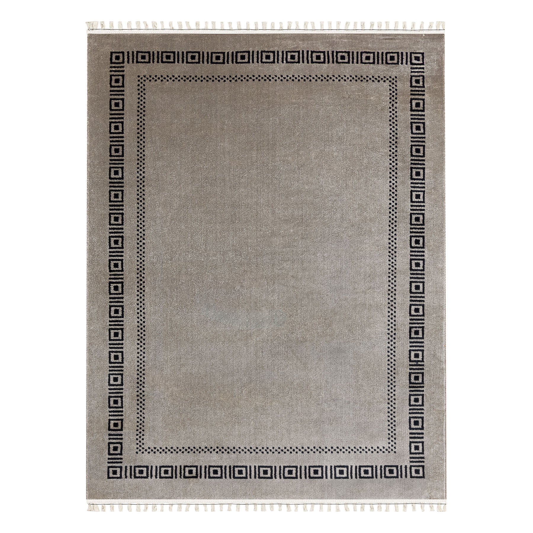 Tappeto AMOUR 53098A beige / nero - Cornice, greca moderno, elegante 78x300 cm - 3
