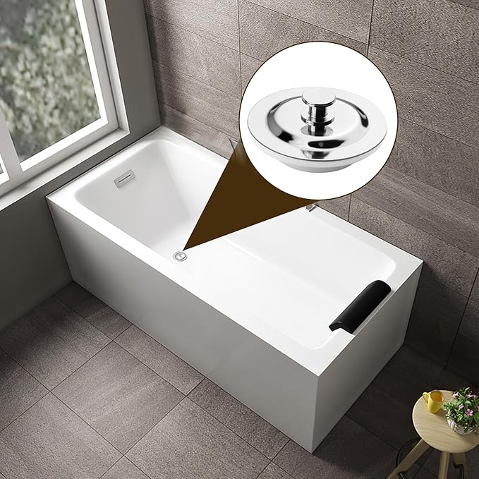 Bouchon Baignoire Universel Protection Contre La Corrosion Durable Bonde Évier Cuisine pour Bouchon de Vidange en Acier Inoxydable pour Baignoire - 5