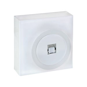 Prise RJ45 Catégorie6 FTP Mosaic 1 Module - Alu - LEGRAND 079462