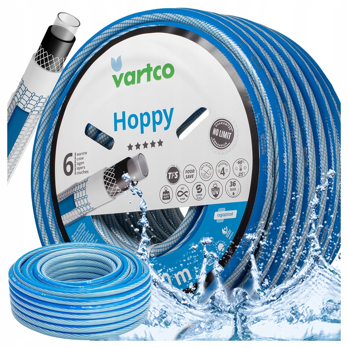 Wąż ogrodowy 3/4" 20m HOPPY VARTCO