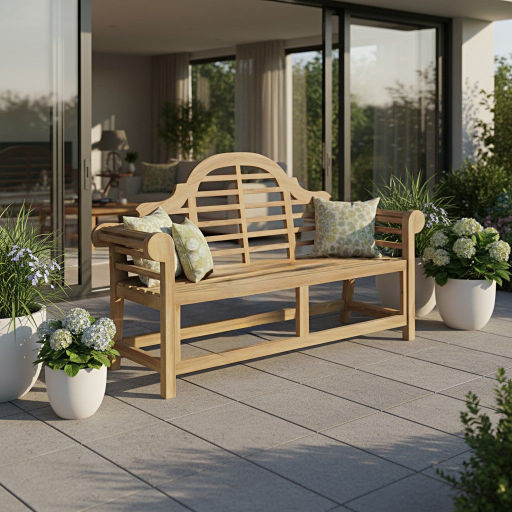 Banc en teck massif Marlborough - 3