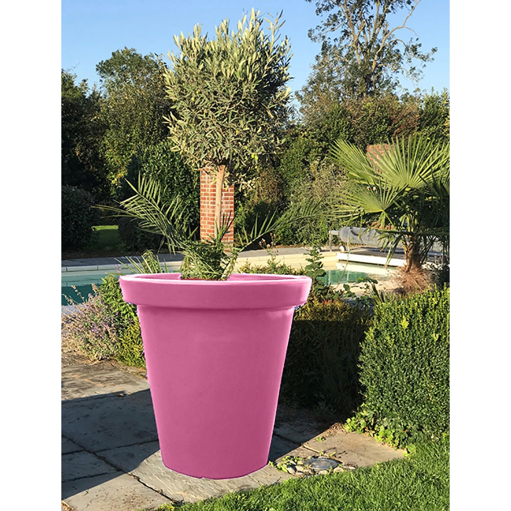 Pot De Fleur Pots De Fleurs Ronds Couleur Unie Simple Pots De Plantes