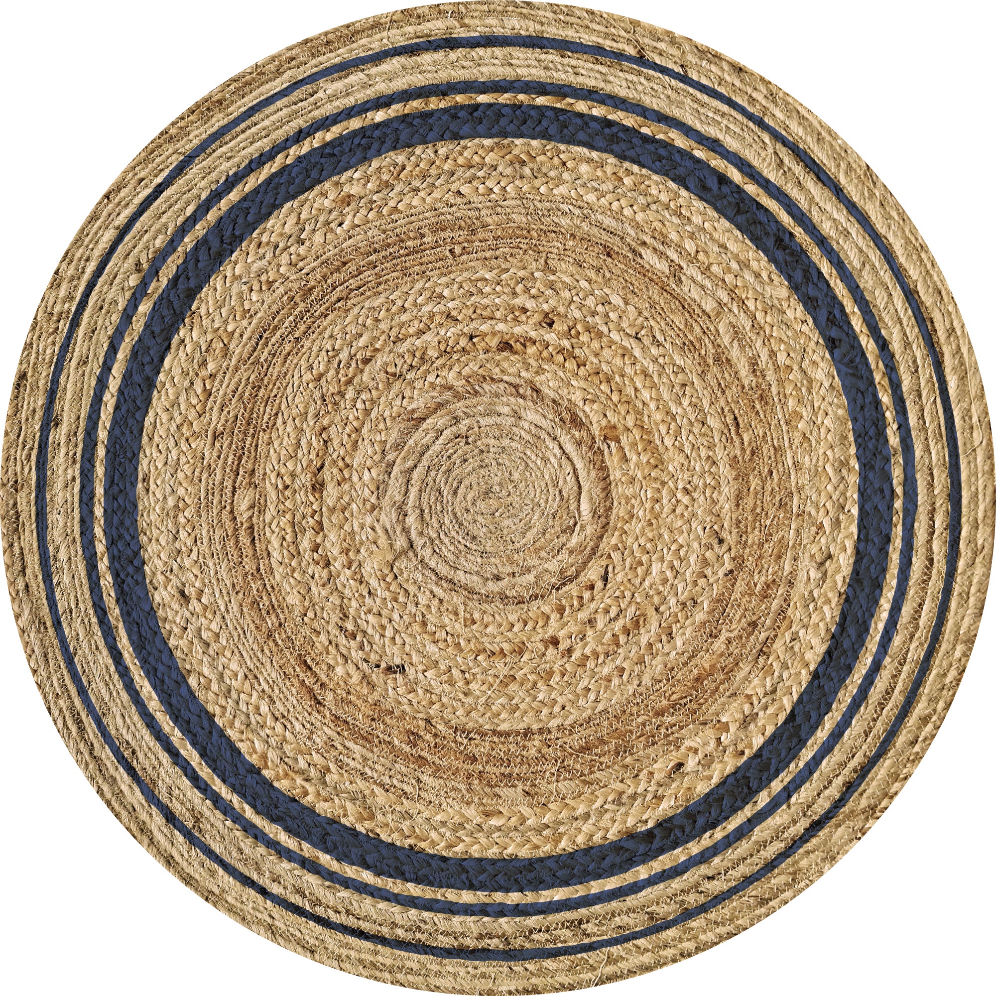 Alfombra de vinilo, Carthago Redonda Azul [Diam] 100 cm - PVC ...