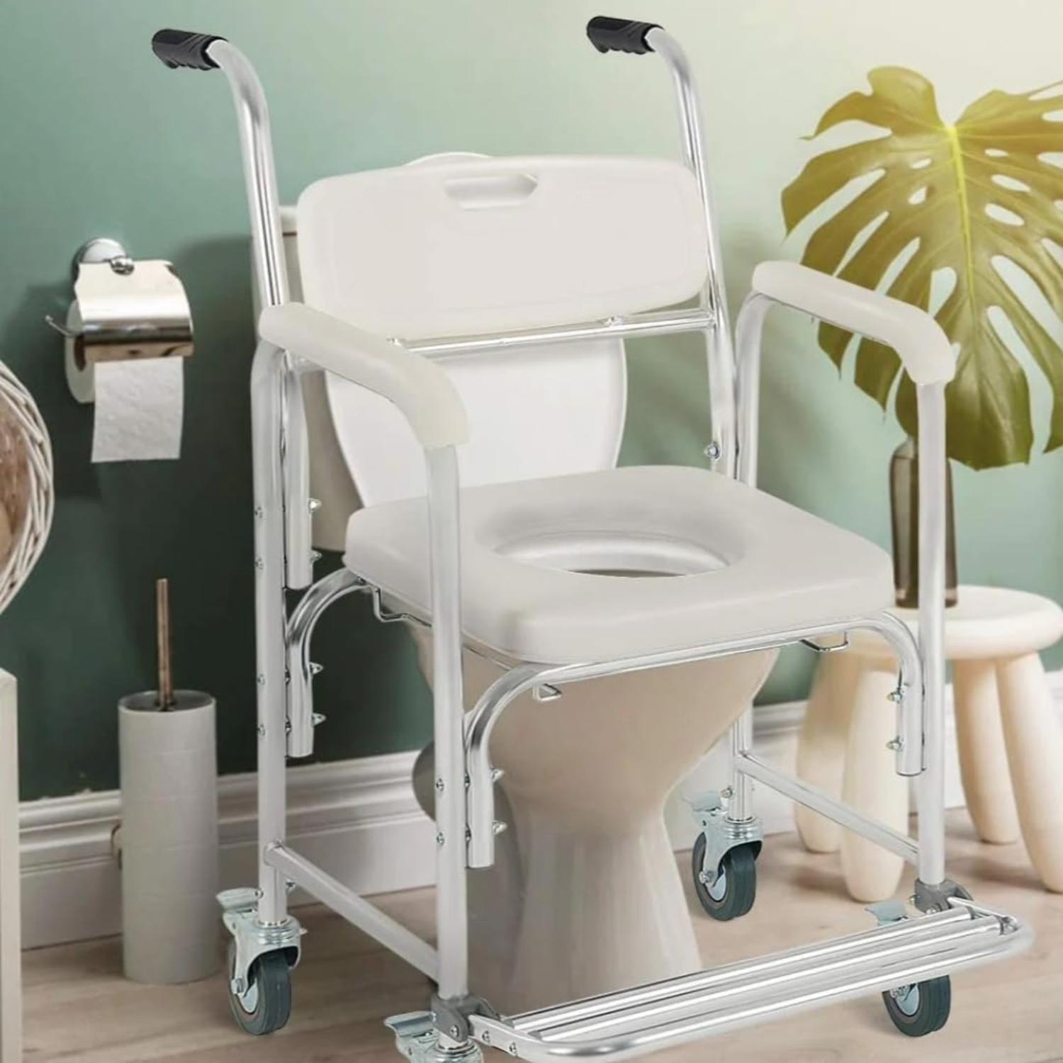 Silla Ducha WC con Pies Abatibles Ortoprime - 4