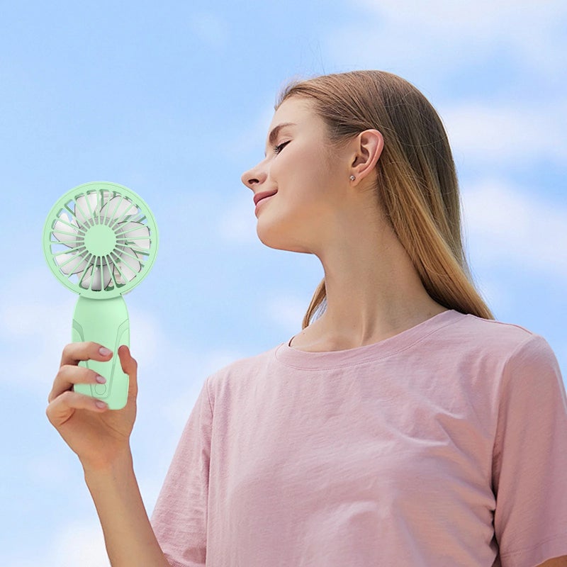 Przenośny wentylator kieszonkowy, mały wentylator kieszonkowy ładowany przez USB, idealny do biura i na zewnątrz