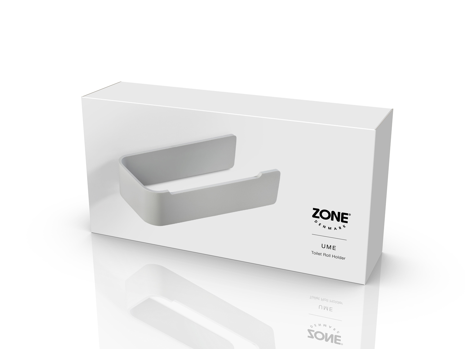 Zone Denmark Ume Porte-papier toilette 16,4 x 7,6 x 4 cm Gris clair - 3