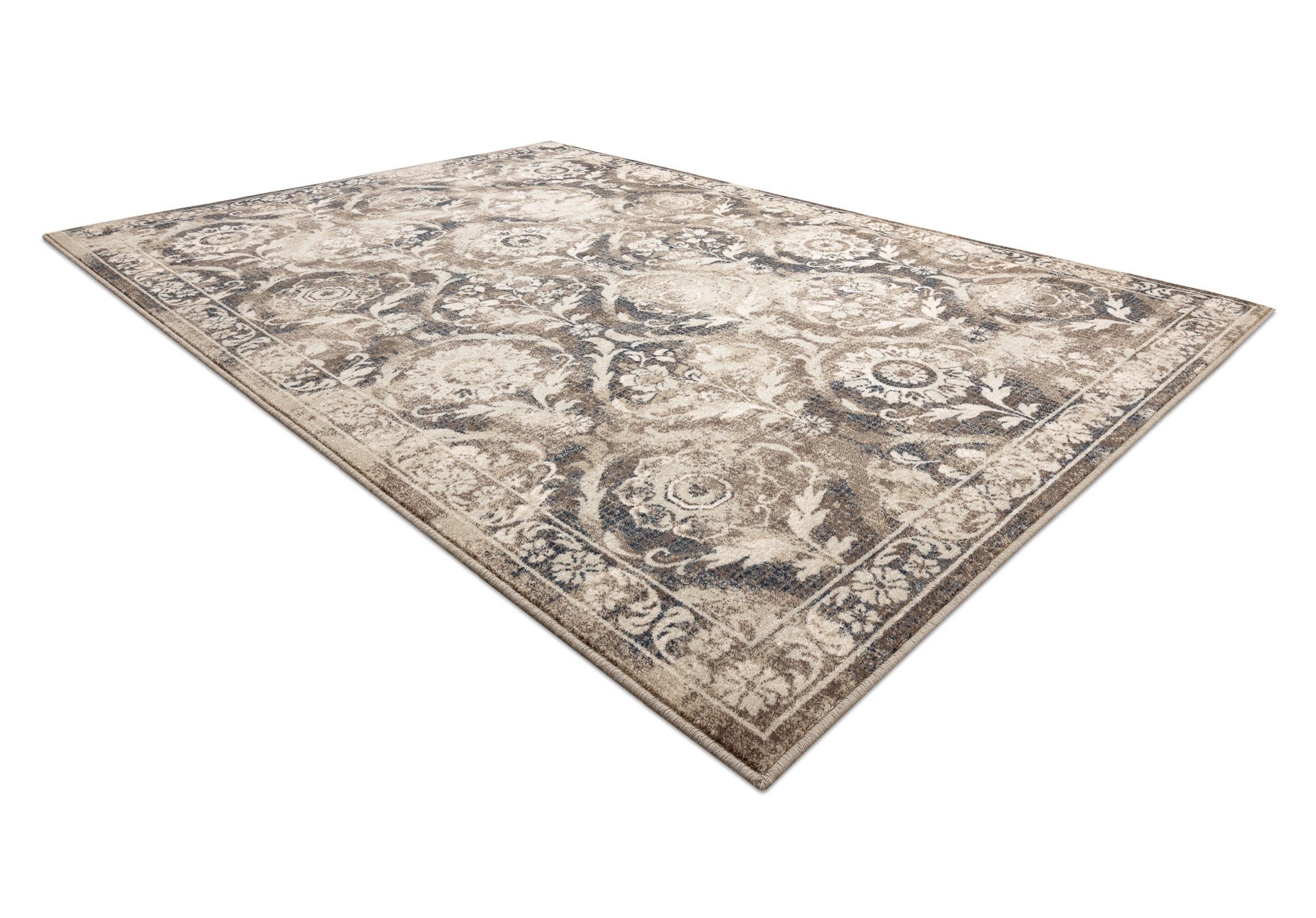 Dywan wełniany NAIN Ornament vintage 7601/50977 beż / granat 200x300 cm - 3