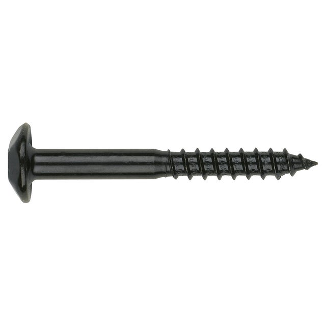 Boite de 100 - Vis inviolable - Empreinte torx - Zinguée Noire 6 x 70