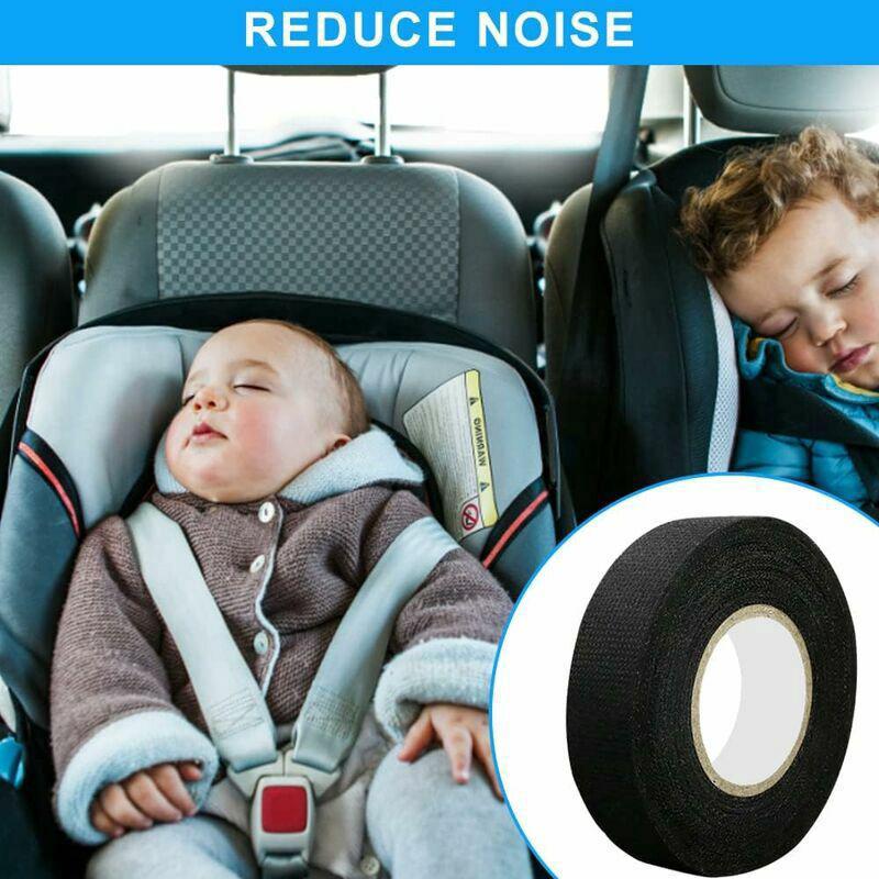 Guaina elettrica per autoveicoli in flanella da 19 mm x 15 m, anti-attrito, anti-incrostazione, anti-sporco, tessuto Scotch, riduzione del rumore, ant - 4