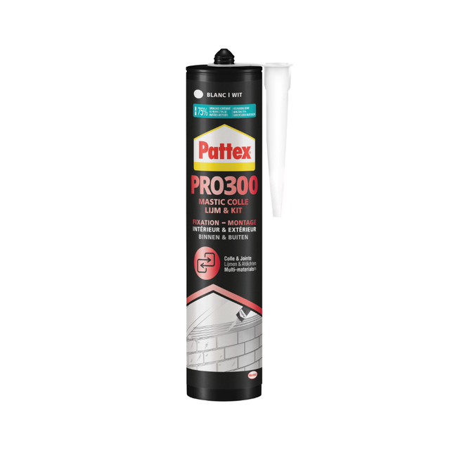 Colle fixation PRO300 Total Fix 410g blanc - PATTEX - 1506659